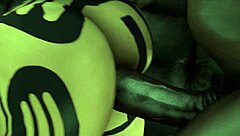 Rey Tries Out for Porn in Cute 3D Anime Outfit