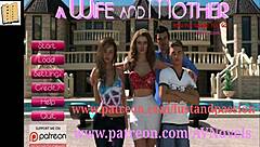 Wife And Stepmother Engage In Erotic Game