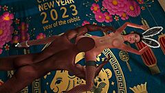 Year Of The Rabbit Cartoon Adventure