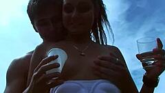 Hot Amateur Girl Stretched and Drilled on the Car Boot