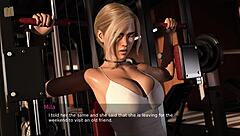 Blonde at gym in summer episode 43