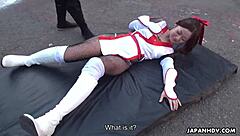 slamming pussy with skilled ninja cock