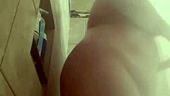 this bbw in the shower is playing with her big ass, you gotta see it!