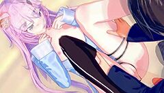 nyanners explores hentai cartoon anime in 3d sex adventure