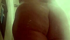 this bbw in the shower is playing with her big ass, you gotta see it!