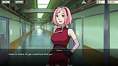 Hinata's big boobs take center stage in Naruto: Kunoichi Trainer Dinaki v0.13
