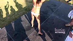 Spring Break Tit Licking Contest with Whip Cream