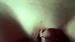 A busty blonde surprises me with her intimate clit rubbing