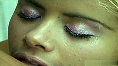 Beautiful babes engage in lesbian sex with toys