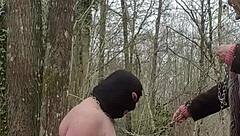 Dominating My Slave Whore in Forest with Brutal Femdom Control