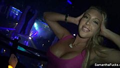 Samantha Saint's naughty behind-the-camera antics