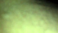 Chubby BBW takes it from behind and gets creampied on first date