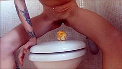 Hey, do you think Lovenia gets wild with her hot pee on that juicy orange?