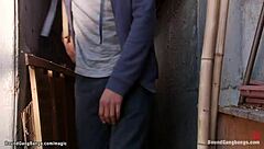 Bondage and assfucking with busty housewife in bizarre burglary fetish