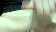 Feeling Intense Pleasure While Fingering Shaved Pussy