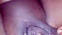 Young black teen masturbates in high quality video
