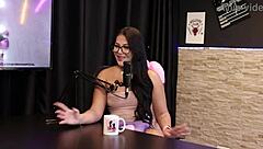 does vanessa cerejinha show her tight pussy in red sheer lingerie?