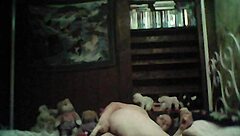 Double dildo action for ultimate pleasure