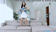 Wow, tiny Kimmy Kimm takes on JMac’s huge ride! 😍