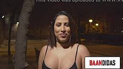 A horny Venezuelan with a big ass gets interviewed and agrees to have sex