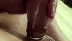 Intense Jerking of Monster Cock Leads to Cum