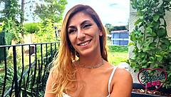 Naughty Stella sucks cocks in sexy double penetration scene