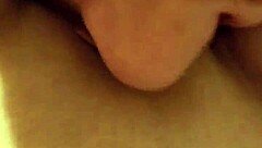 Sweet wife gets her pussy eaten by amateur stud