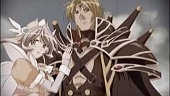 Busty anime teen's pussy ravaged in hardcore asian hentai cartoon.