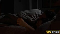 Sisporn Cutie Wakes Up Stepbrother And They Have Taboo Sex On The Bed