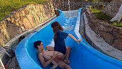 I take advantage of my stepsister's pool mishap for a wild Colombian sex romp