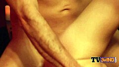 American couples indulge in sensual shower session before a wild party