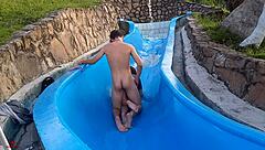 I take advantage of my stepsister's pool mishap for a wild Colombian sex romp