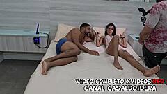 karolzinha's tight pussy intrigues in hotel menage with monster cock