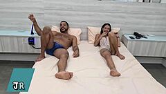 karolzinha's tight pussy intrigues in hotel menage with monster cock