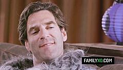 horny stepdad bangs redhead teen stepdaughter madi collins for halloween with melody mynx