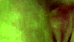 dirty slut with tattoos inserts toys in panties on hidden cam