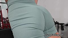 Kylie enjoys perfect cock ride at gym