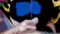 Innocent stepsister learns about sex from stepbrother in cartoon part 1