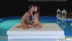 Vixen Beautiful Stefany Has Passionate Affair On Road Trip With Handjob And Lick