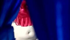 Amateur Role Plays with Mom's Lingerie and Wet Pussy Play