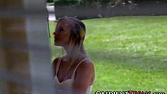 kinky teen 18+ gets rough fucked while masturbating