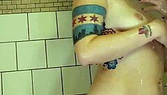 Blonde Milf Teases In Shower With Big Tits!