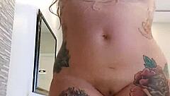 alina modelista, the blonde pornstar, masturbates in the jacuzzi