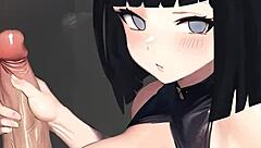 Hinata Delivers Hot Handjob POV