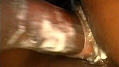 ebony riding cock in brown sugar scene