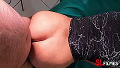 Paty bumbum's big ass makes sandro lima lose control