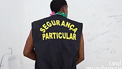 hardcore action in the bathroom with three black guys