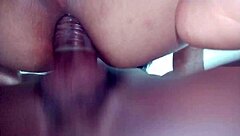 Wow! Latina Assfucks Tattooed Transsexual Shemale in POV Anal Sex!