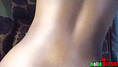 Hairy pussy ebony teen fingers herself on camera