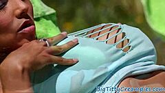 Alluring Milf Tittyfucks And Sucks Cock